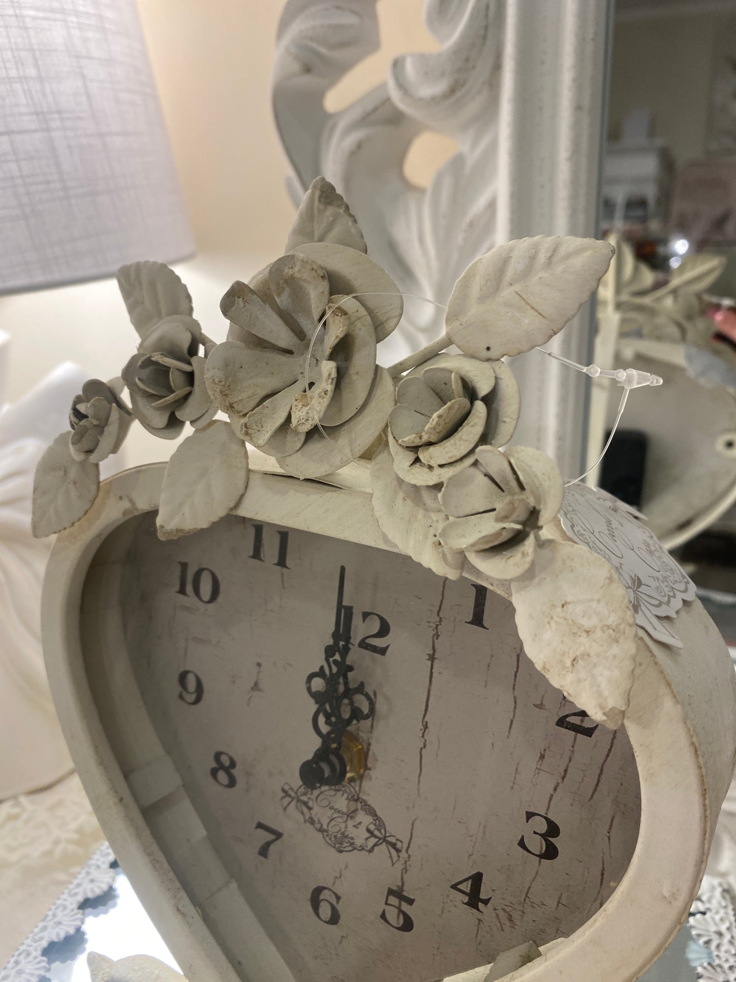 Orologio a forma di cuore 23x17x5cm