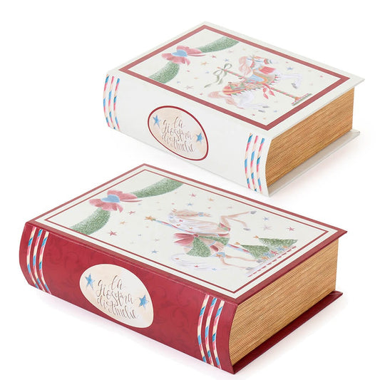 Nuvole di Stoffa Set 2 Scatole Libro La Giostra di Amelie