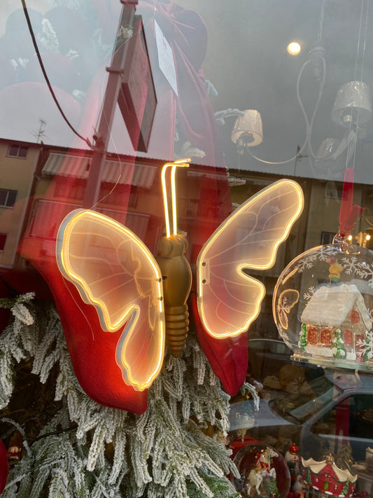 Farfalla 40 cm luminosa in movimento
