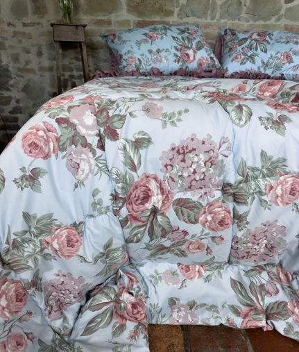 L'Atelier 17 Trapunta matrimoniale invernale floreale "Zaira" 260x260 cm