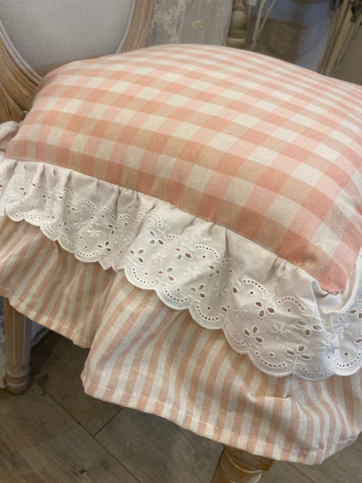 CUSCINO SEDIA SARTORIALE 45x45+12 la balza