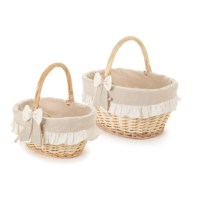 CESTO VIMINI  CON MANICO D 43X31  D  23X38  EW240501