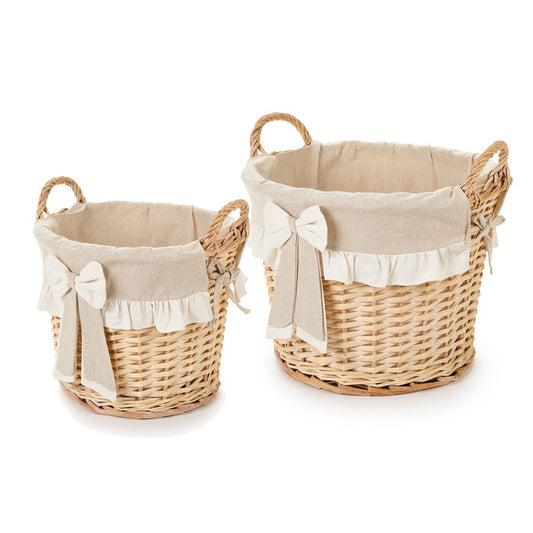 CESTO VIMINI CON MANICI  D 38  D 30 EW240503