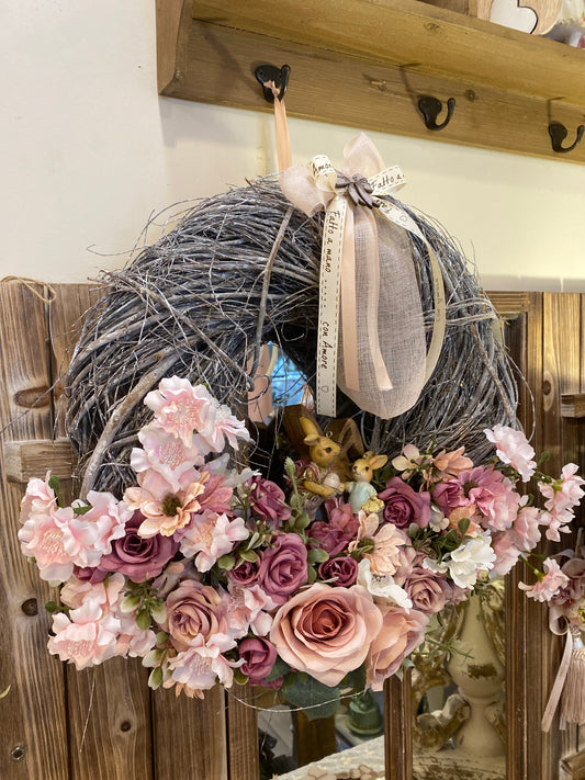 Ghirlanda pasquale decorativa 40cm