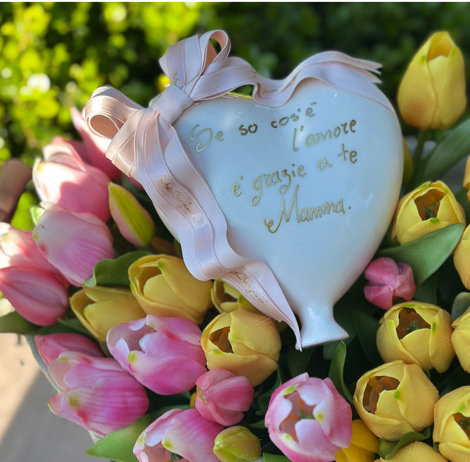 CUORE PALLONCINO FIOCCO MOVIMENTO CON CUSTODIA MATA CREAZIONE