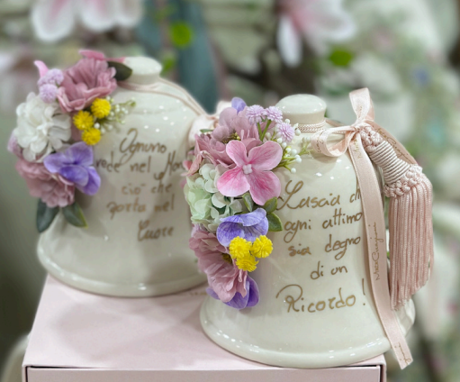 CAMPANACCIO CON FRASE PERSONALIZZABILE MATA CREAZIONI H 15CM