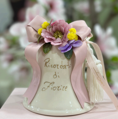 CAMPANACCIO CON FRASE PERSONALIZZABILE MATA CREAZIONI H 15CM