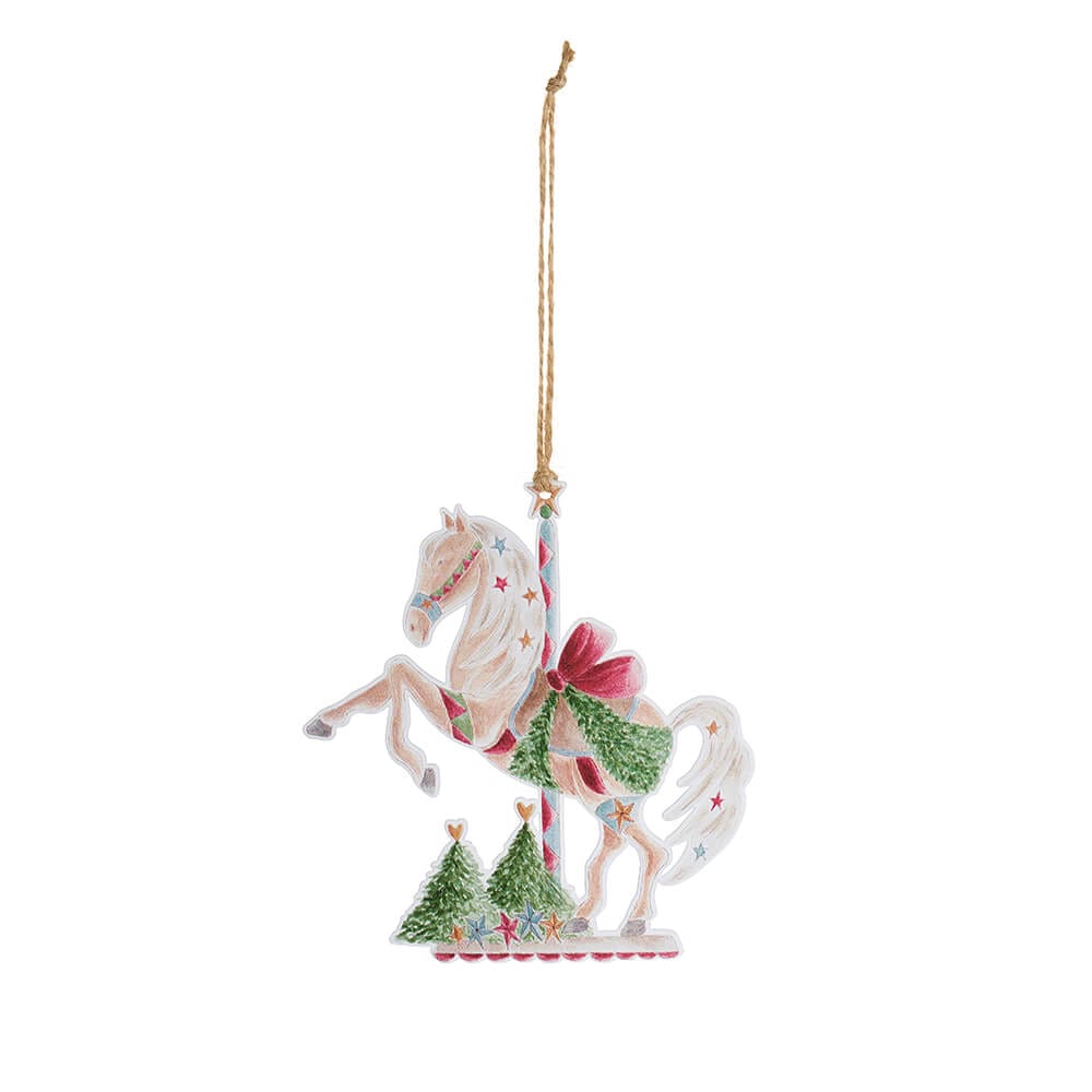 Nuvole di Stoffa Decorazione Cavallo Metallo