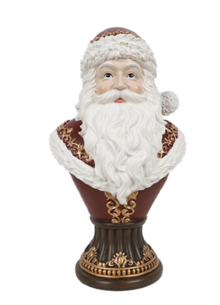 BUSTO SANTA CLAUSS IN RESINA MISURA 18x12x30 NN-72