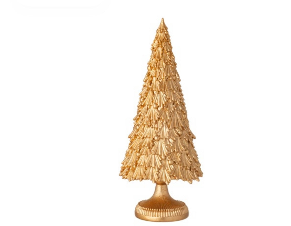 ALBERO DECORATO IN RESINA MISURA 12,5x12,5x31,5