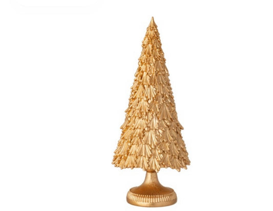 ALBERO DECORATO IN RESINA MISURA 12,5x12,5x31,5