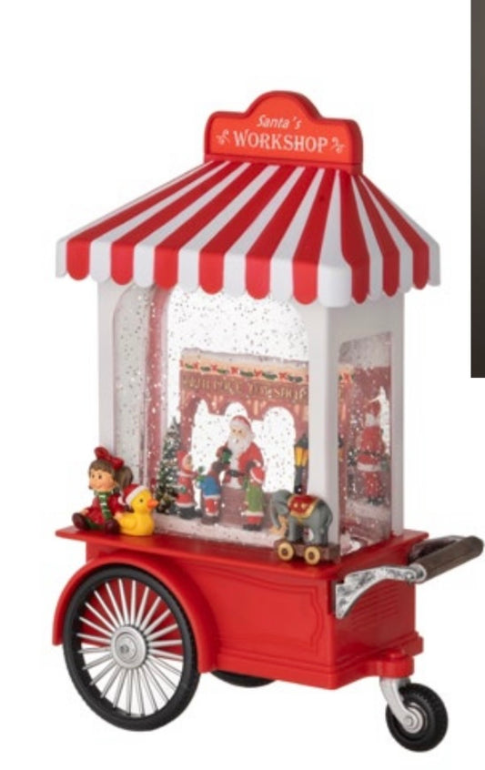 Santas woorkshop misura19x27x5x27 in resina