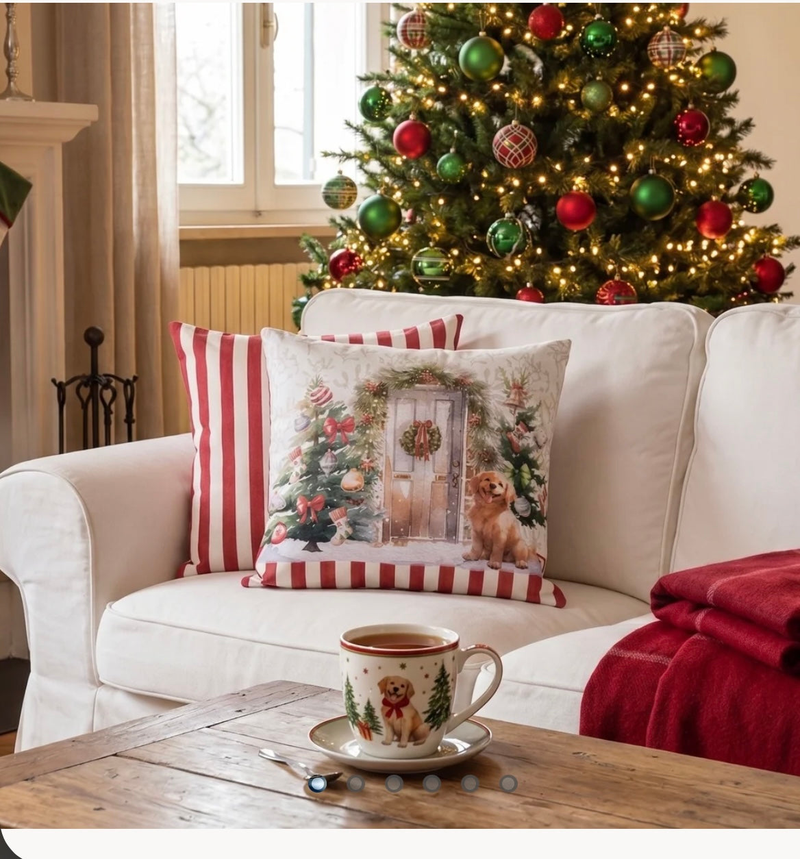 CUSCINO ARREDO CHRISTMASS DAY MISURA 45x45 Sfoderabile
