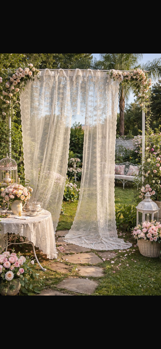 Telo tenda Amelie Mia per te colore beige misura ogni telo 140x290