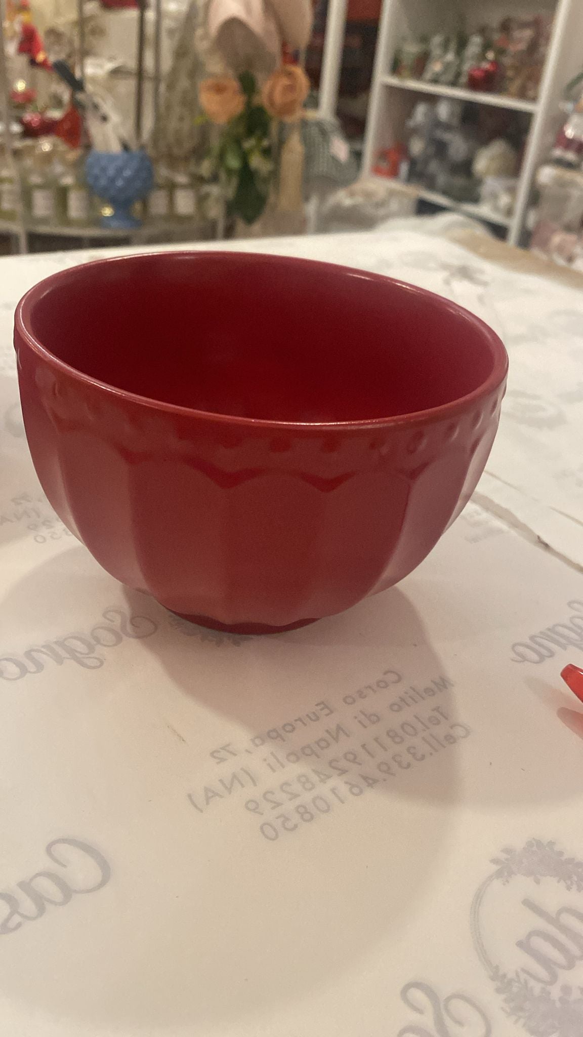 Tazza nuvole di stoffa