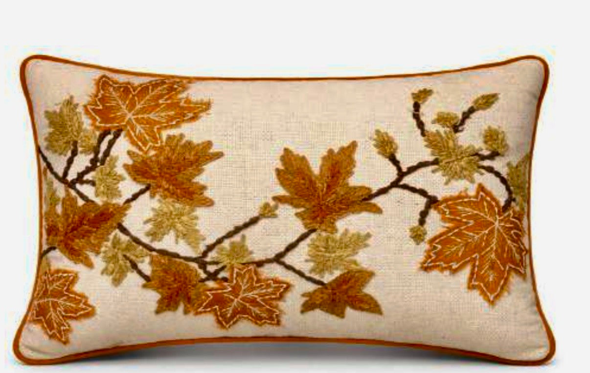 Cuscino arredo decoro stelo di ramo il caldo autunno