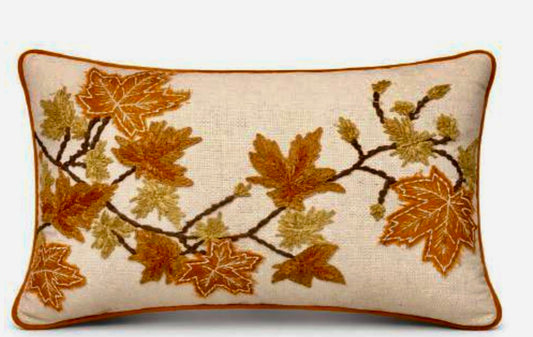 Cuscino arredo decoro stelo di ramo il caldo autunno