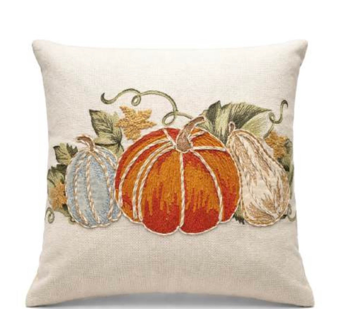 CUSCINO ARREDO DECORO ZUCCA SFODERABILE CON INTERNO MISURA 45x45