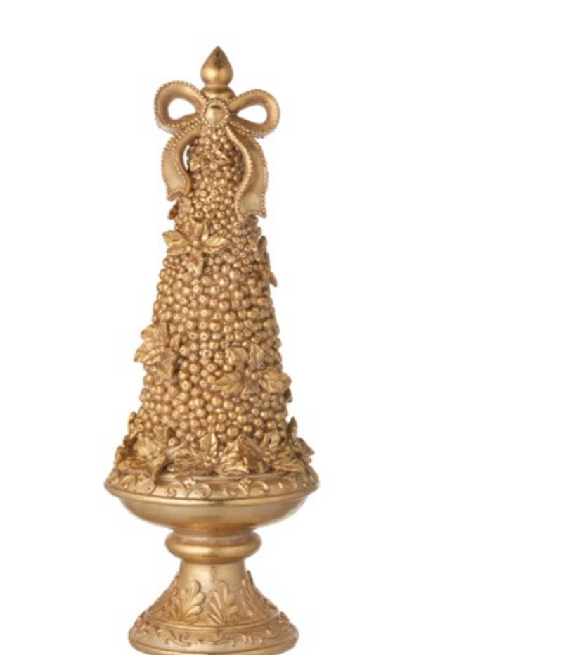 ALBERO DECORO IN RESIN MISURA 12.5x12.5x35