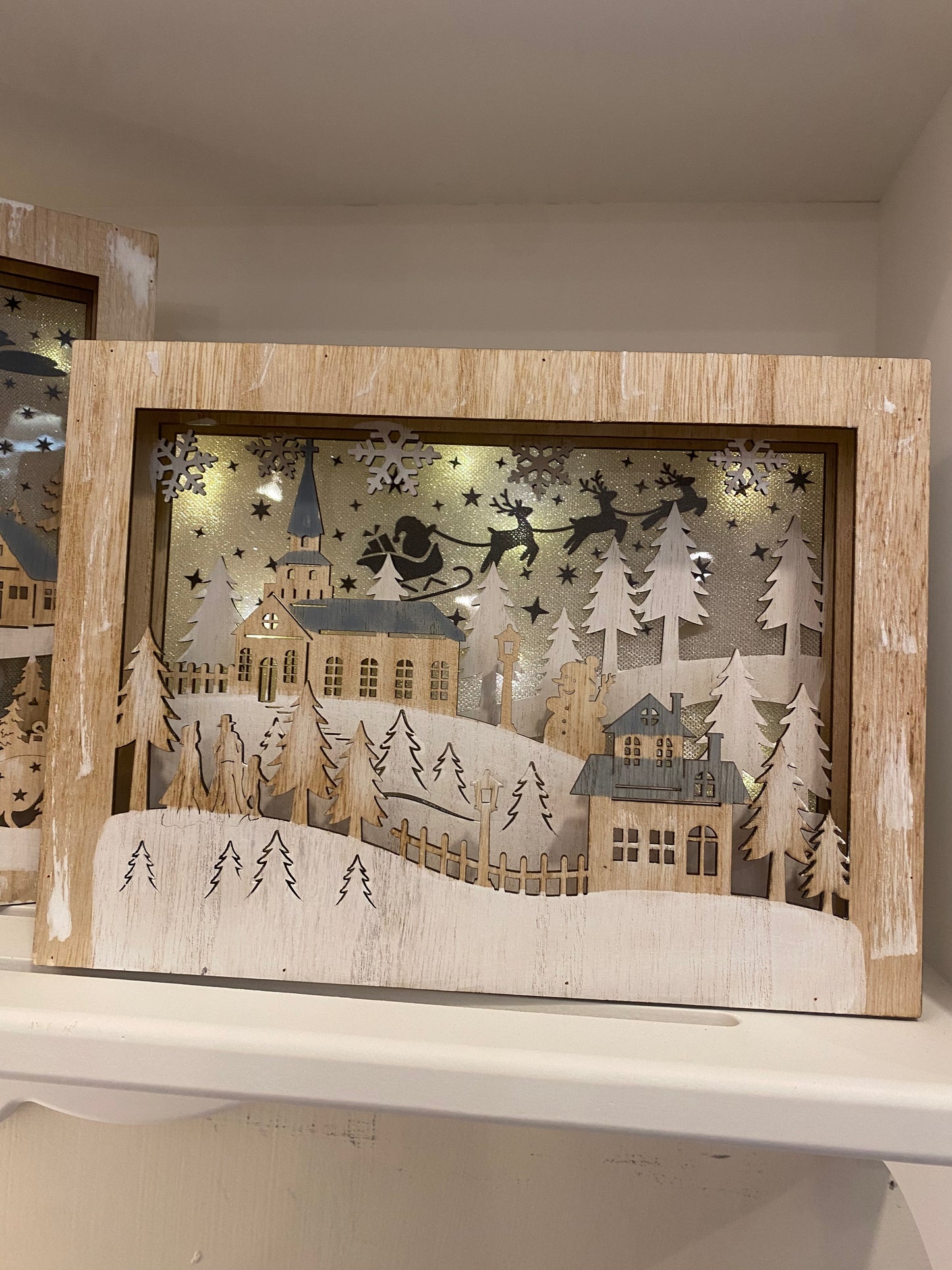 Quadro villaggio con led