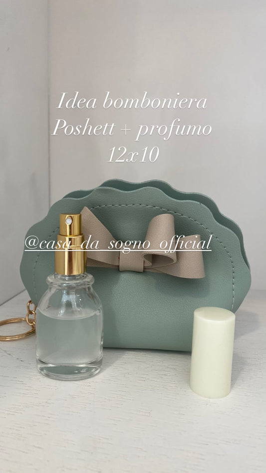 Poshett in ecopelle con profumo