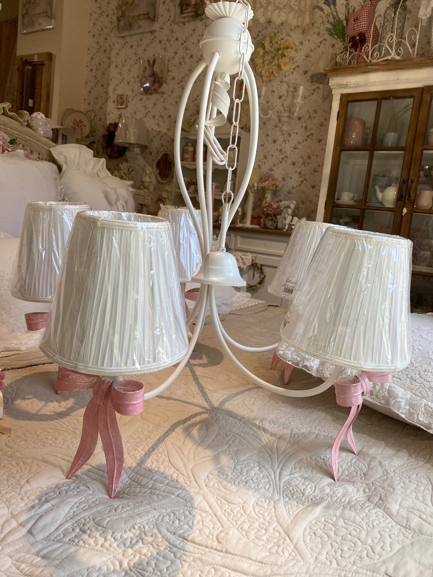 Lampadario fiocco in fiocco