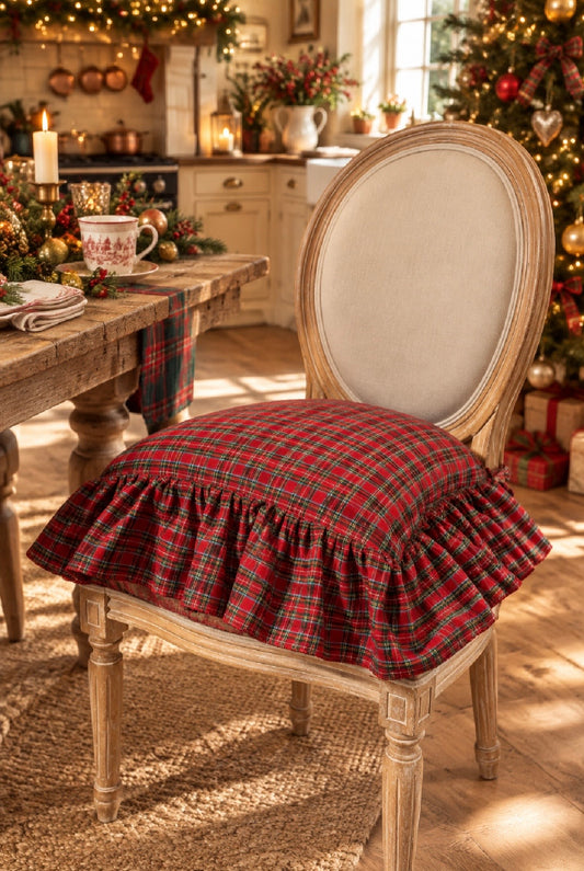 CUSCINO SARTORIALE, TARTAN FODERA IN COTONE, MISURA 45 × 45 + 12 LA BALZA