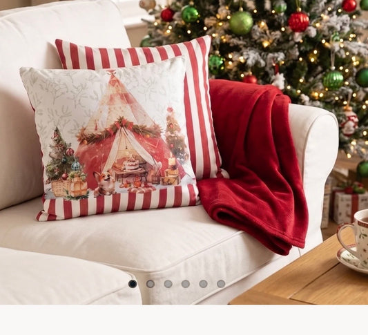 CUSCINO ARREDO CHRISTMASS DAY MISURA 45x45 SFODERABILE