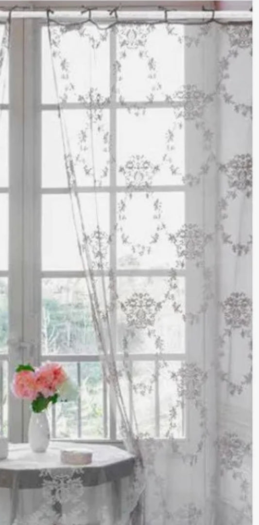 Telo tenda Sunset misura 300x300 in tulle colore bianco