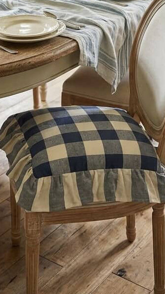Cuscino sedia Blanc mariclo 40 × 40 + 12 di balza