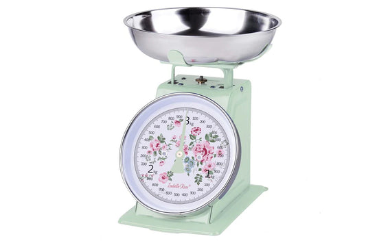 Bilancia da cucina retrò Lisa verde chiaro 3 kg Isabelle Rose art05990019