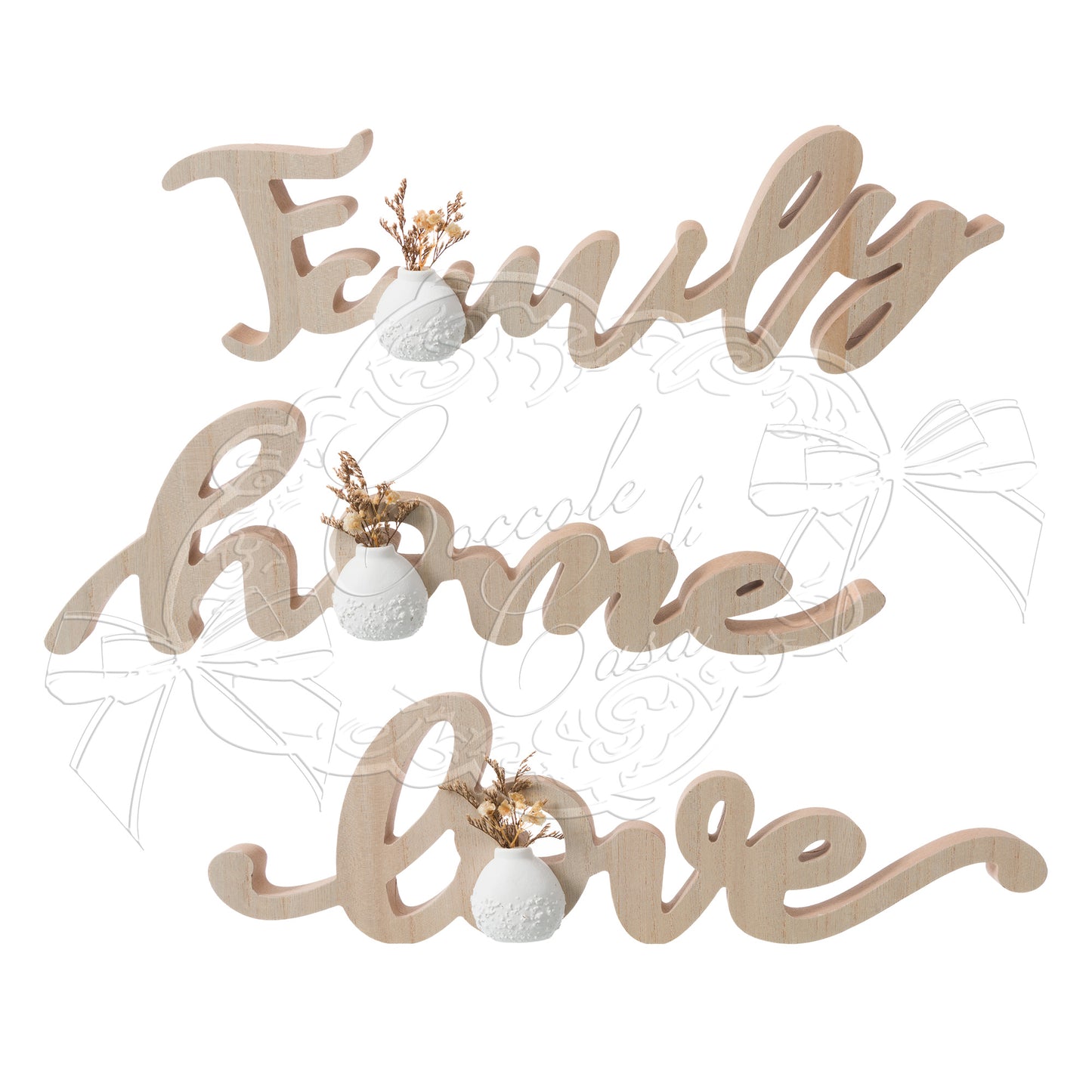 SCRITTE ASSORTITE COCCOLE DI CASA LT10313