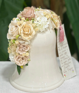 CAMPANACCIO CON FRASE PERSONALIZZABILE MATA CREAZIONI H 20CM