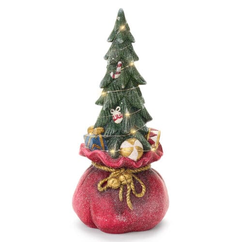 Nuvole di Stoffa Albero con Sacco e Luci LED 45 cm – La Giostra di Amelie