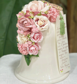 CAMPANACCIO CON FRASE PERSONALIZZABILE MATA CREAZIONI H 20CM