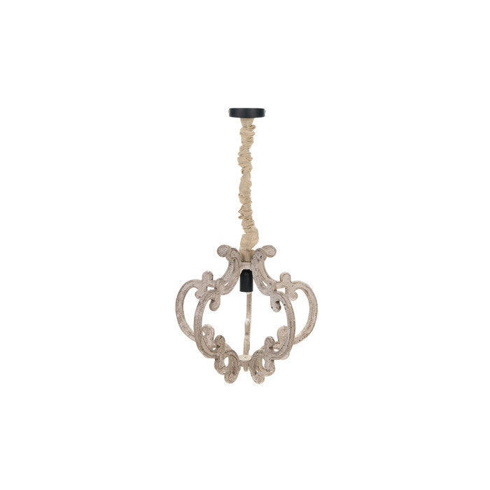 LAMPADARIO  H 42 IN LEGNO SP230408