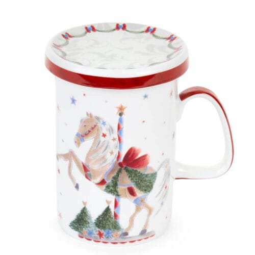 Nuvole di Stoffa Tazza con Coperchio 380 ml La Giostra di Amelie