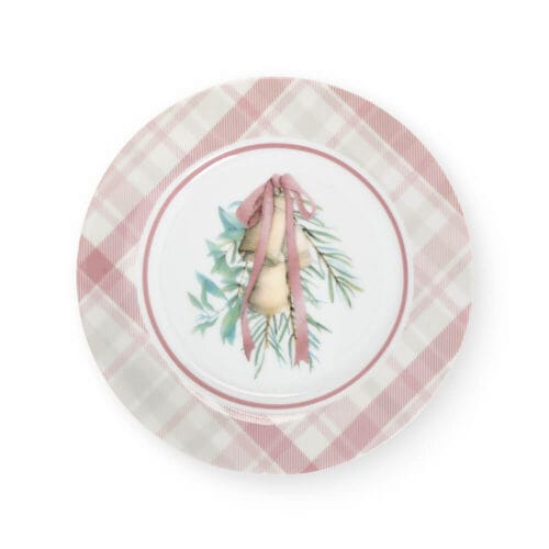 Nuvole di Stoffa Set 2 Piatti Dolce 19 cm Natale