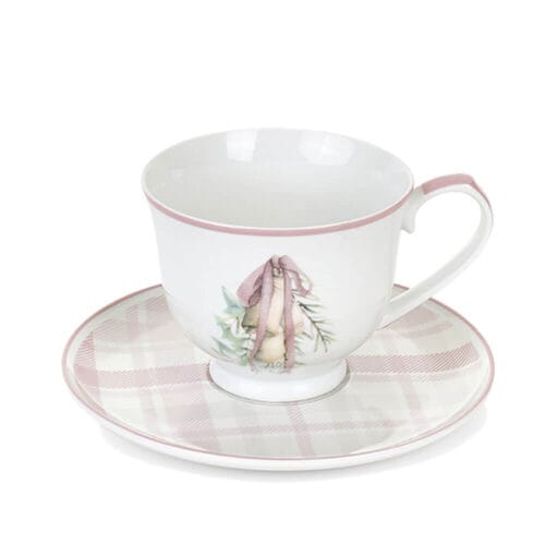 Nuvole di Stoffa Set 2 Tazze 220 ml con Piattino Darling