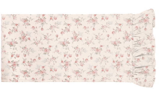 Runner Garden" Con Balza Cm 40x150 stampa floreale.