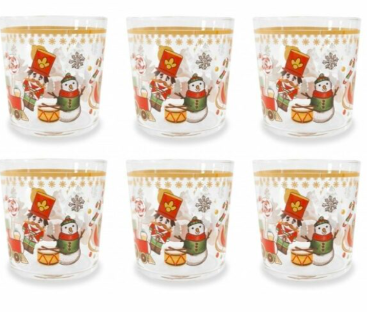 BICCCHIERI SET 6 PEZZI CHICCHI E BALOCCHI BRANDANI 83714