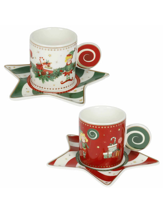 SET 2 TAZZE DA CAFFE ELFOMAGIA 84561