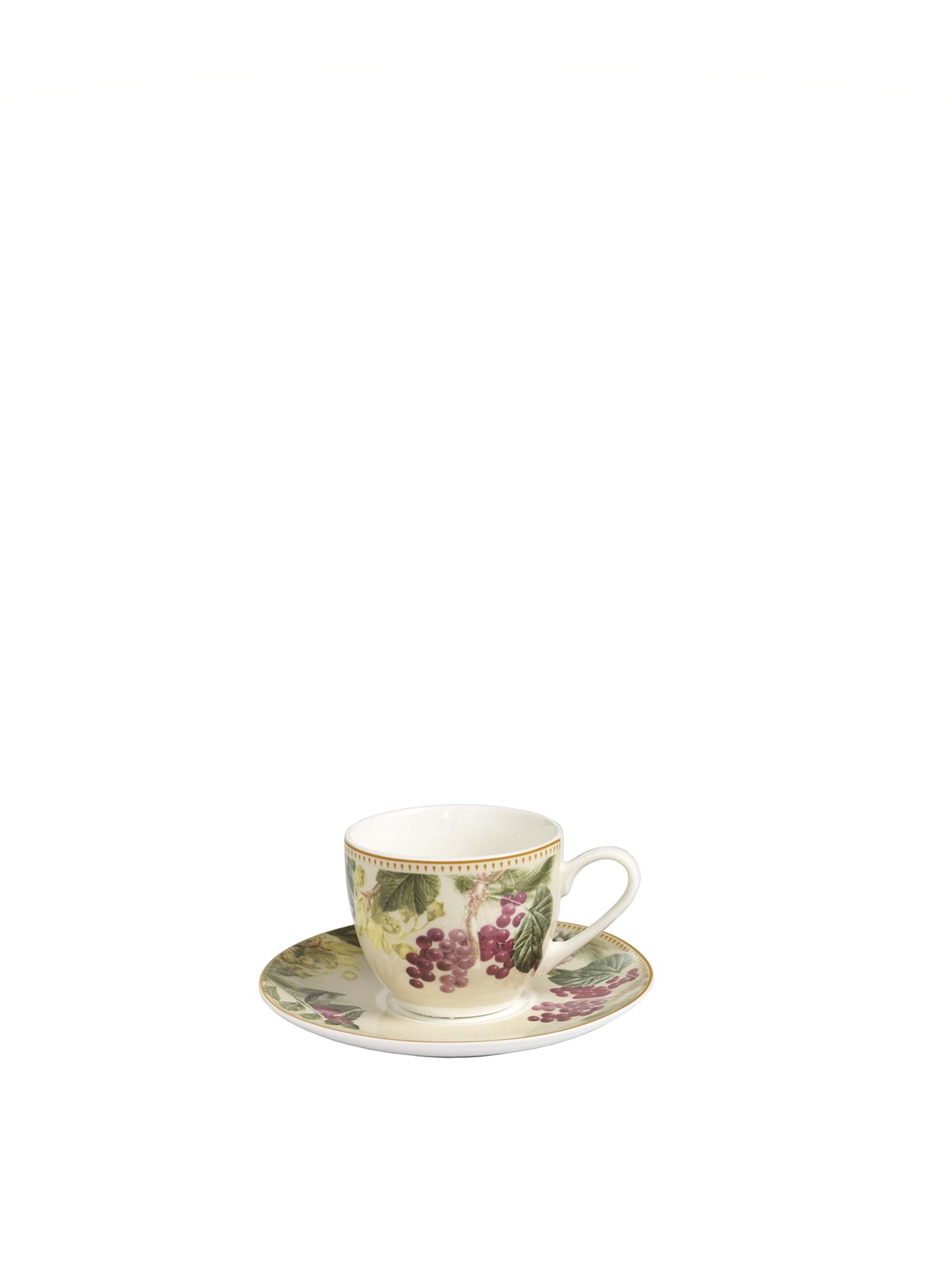 TAZZINA CAFFE SET 2 PEZZI BRANDANI SOTTOBOSCO 53645