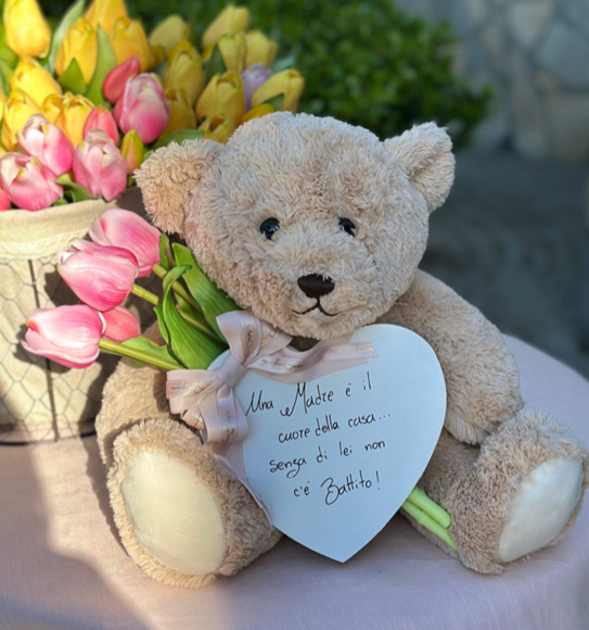 TEDDY DEDICA FESTA DELLA MAMMA MATA CREAZIONI