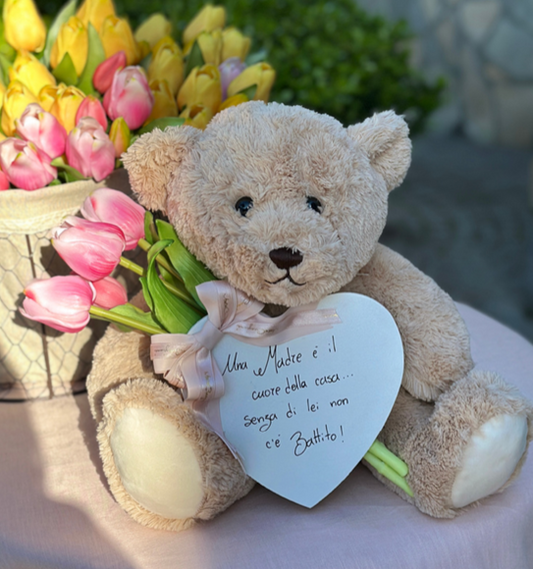 TEDDY DEDICA FESTA DELLA MAMMA MATA CREAZIONI