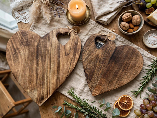 TAGLIERE CUORE LEGNO BOLTZEN PICCOLO 24X24