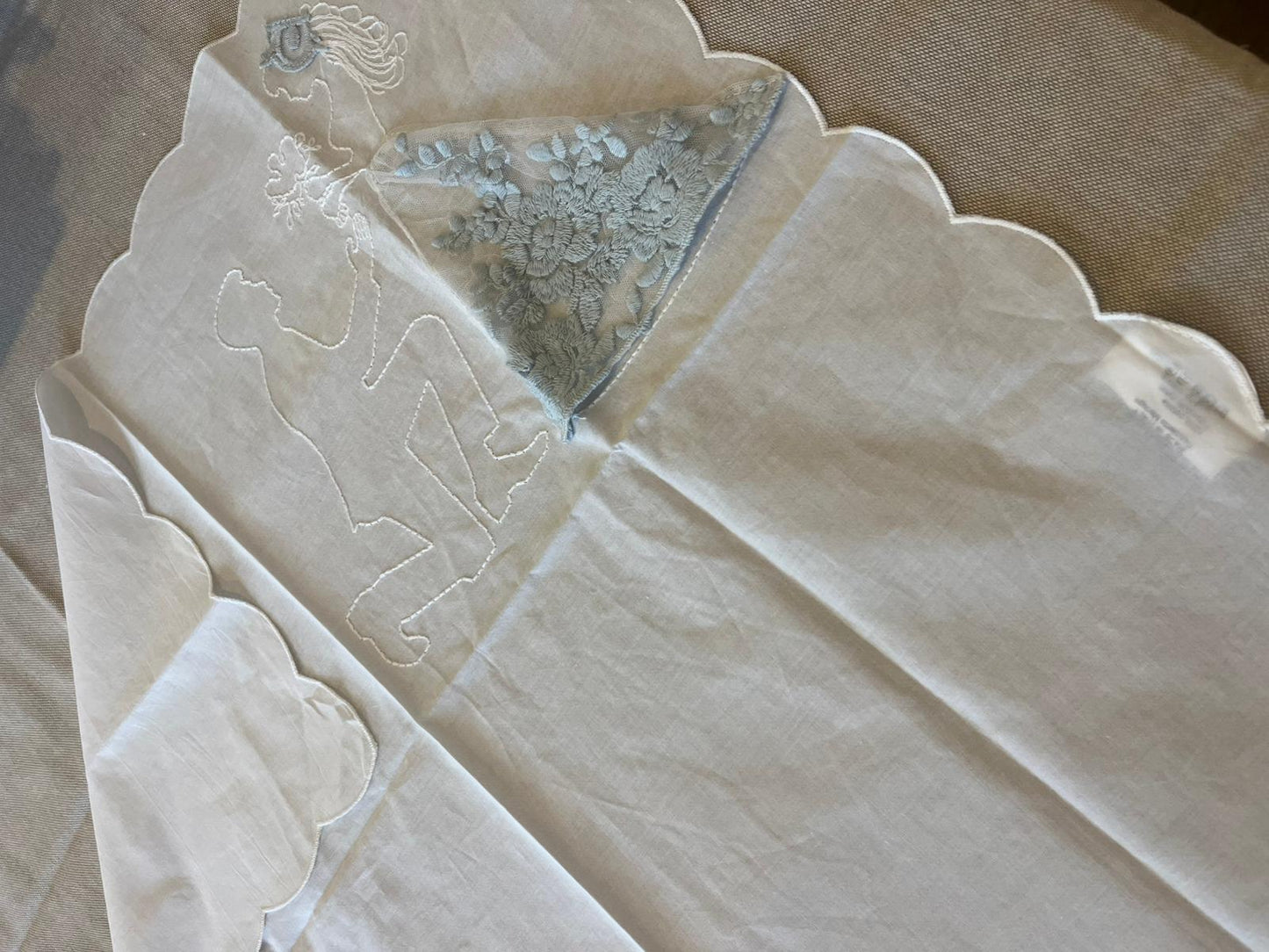 Fazzoletto per confetti per matrimonio 50x46cm