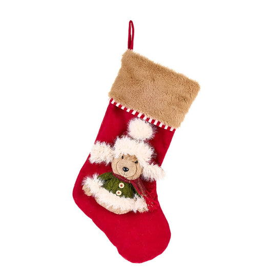 Nuvole di Stoffa Calza Orso Pelliccia 47 cm Giostra di Amelie