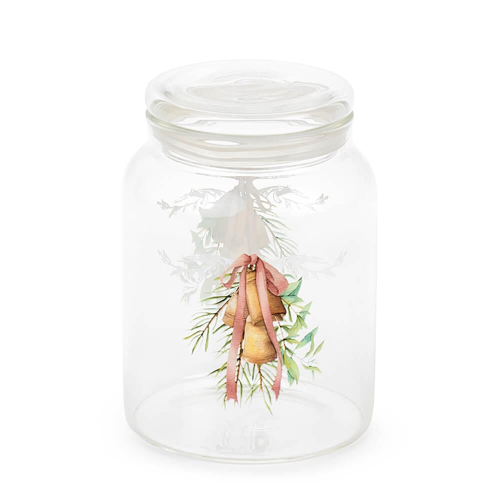 Nuvole di Stoffa Barattolo Vetro Campanelle 1300 ml