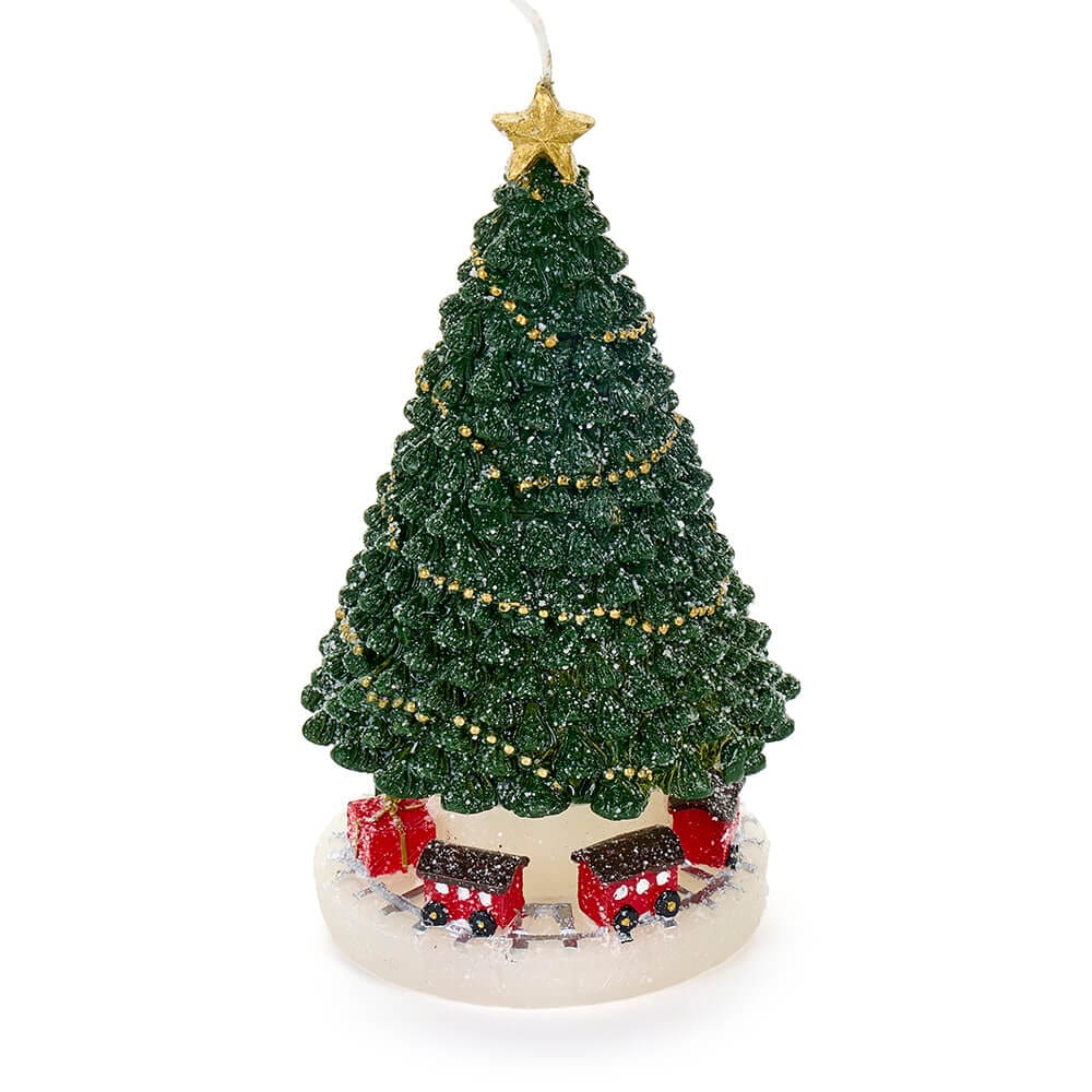 Nuvole di Stoffa Candela Albero h 14 cm – Storia di Natale